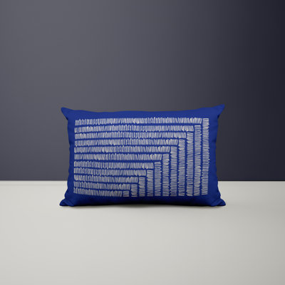 Polyester/Polyester Blend Lumbar Rectangular Indoor/Outdoor Pillow Cover & Insert