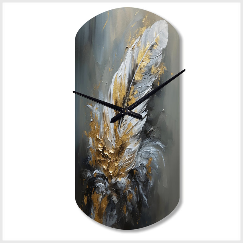 Or Boho Chic Feathers IV - Glam Feather, Grand