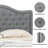 64-Inch Upholstered Tufted Headboard-7309312