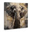 Art moderne sur toile, "Modern Splatter Elephant" par Noah Bay-1514423898