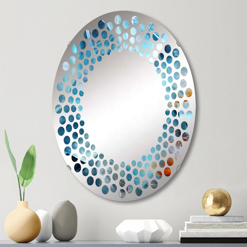 Oval Wall Mirror, 29.5" x 19.6"