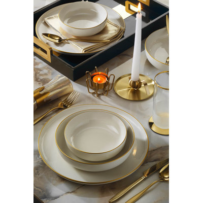 Edelburg Piece Dinnerware Set - Service for 6