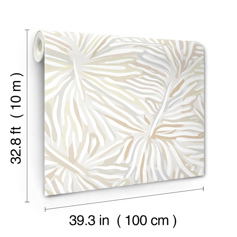 Flora Wallpaper, Beige