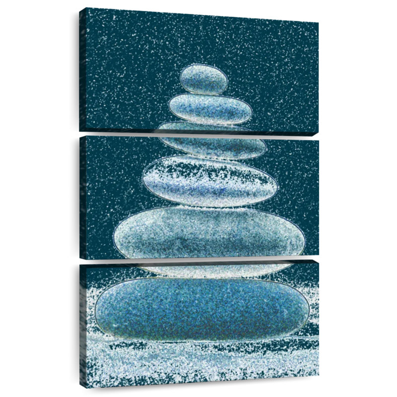 Alvord Winter Stone Stack, 32" H x 20" W