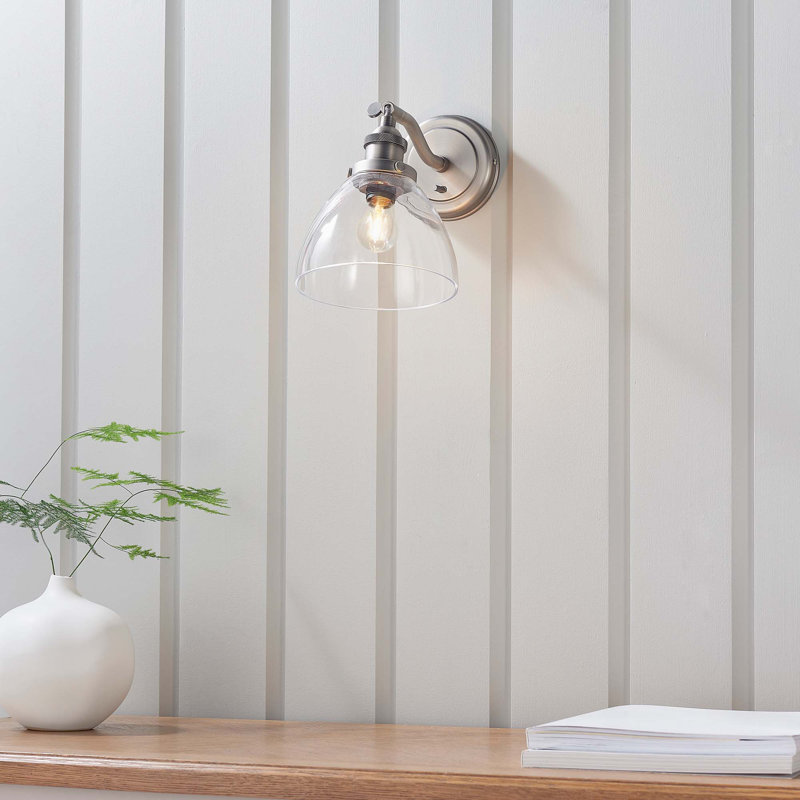 Anais Barn Light, Brushed Silver