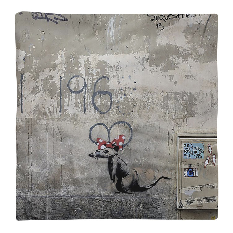 Serviette de table à oreilles de souris, 22 po x 22 po, Croisé en coton