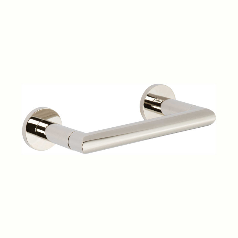 Kubic Double Post Toilet Paper Holder, Polished Nickel