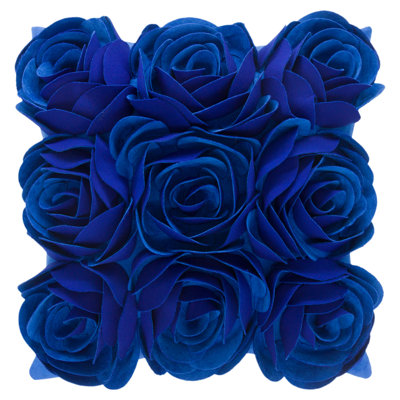  Housse de coussin en suède appliquée