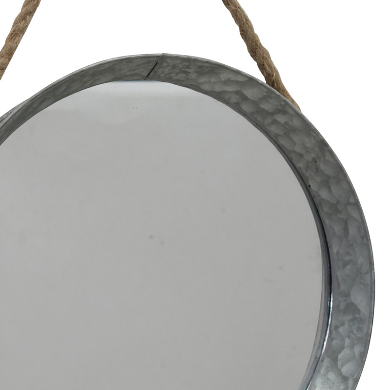 Donna Metal Round Wall Mirror