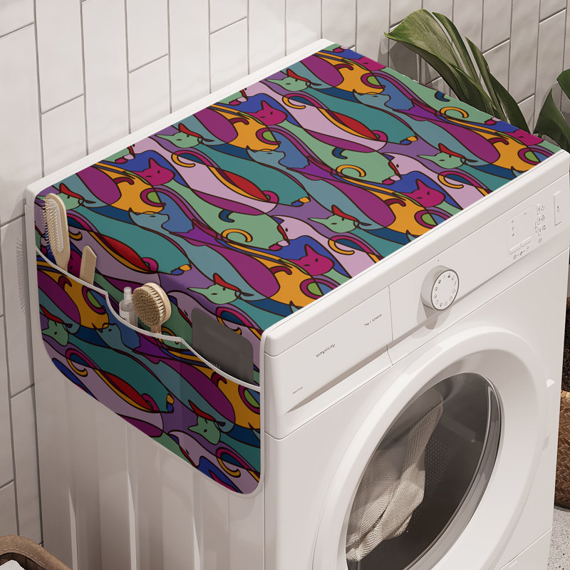 Multicolore ensemble de 2 boîtes de rangement 47 "x 18,5" East Urban Home