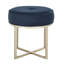 Repose-pieds standard capitonné en velours de 18 po de large Skye-26273473