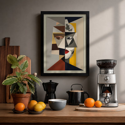 Fragmented Face Geometric - Print