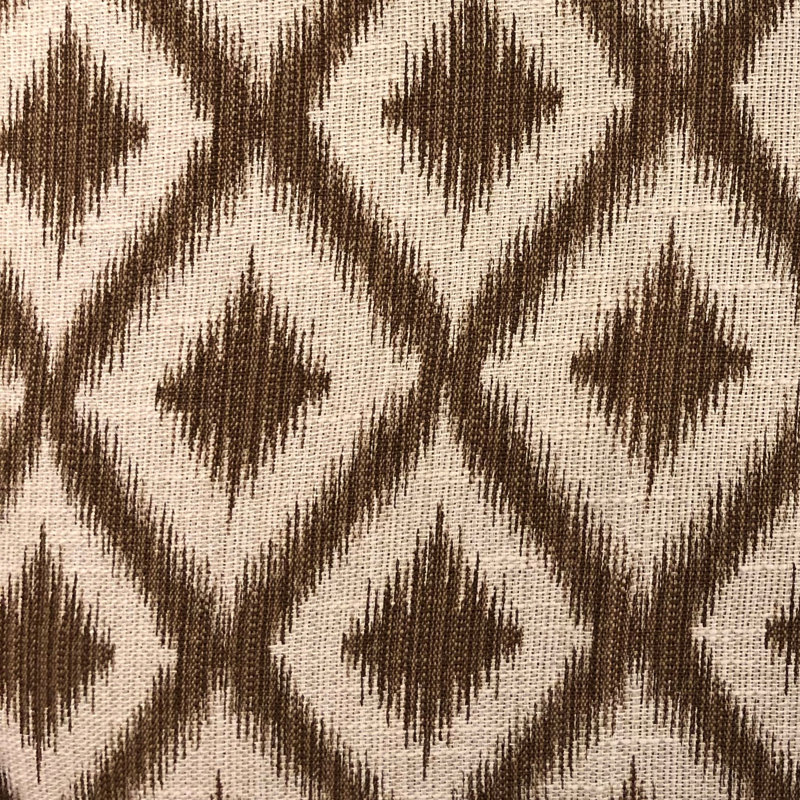 Oreiller de luxe Diamond Brers, 16 po x 1 po, Brun, Coussin décoratif
