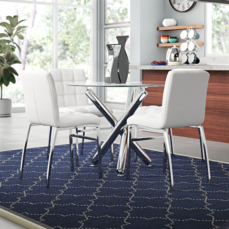 4 - Person Dining Set, White