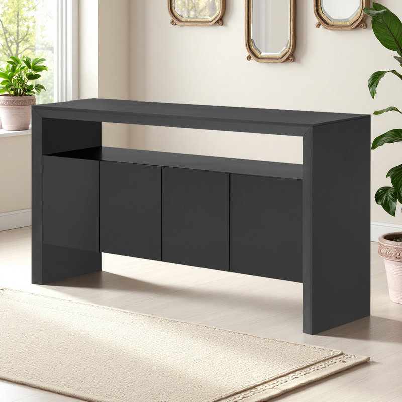 Long Console Table, Black