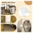 Pawhut Cat Tree With Litter Box Enclosure,  2-In-1 Cat Tower Litter Box Furniture Indoor, Cat Condo With Hammock, Scratching Posts Pad, Rustic Brown