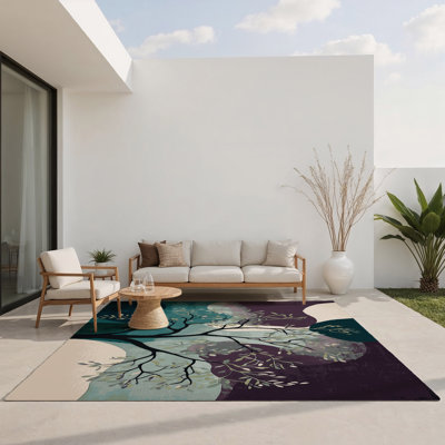 Tapis intérieur et extérieur Emerald Enchantment