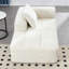 Soft Chenille Couch - Wrinkle Fabric & Spacious Interior Beige For Lounge Comfortable Seating Stylish Appeal-1945730792