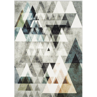 Tapis gris / bleu Asumi