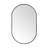 Metal Framed Oval Wall Mirror-702286472