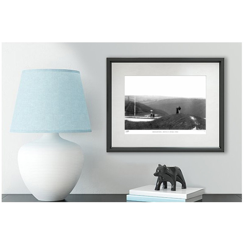 Brighton, Devil's Dyke 1902 by Francis Frith - Single Picture Frame Print, 40cm H x 50cm W x 2.3cm D