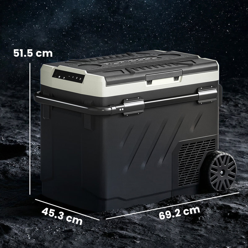 Outsunny Loose Lay Mini Fridge