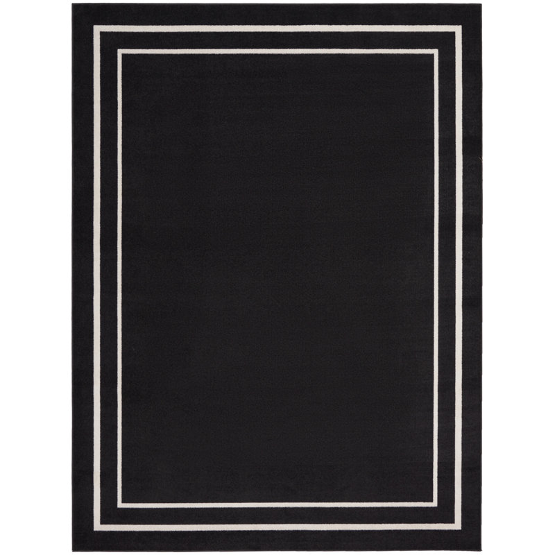 Tapis intérieur / extérieur en chenille tissé à la machine Aubreanna, Rectangle 10 pi x 14 pi
