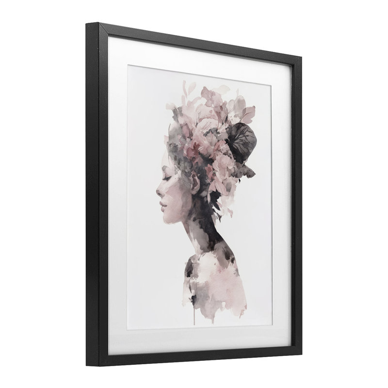 «Nature's Empress», reproduction encadrée sous verre, conception de Svetlana Aleynikova, H 16 po x l 13 po, Cadre noir minuit