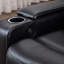 Fauteuil inclinable en similicuir de 36,22 po Aeryn-87708915