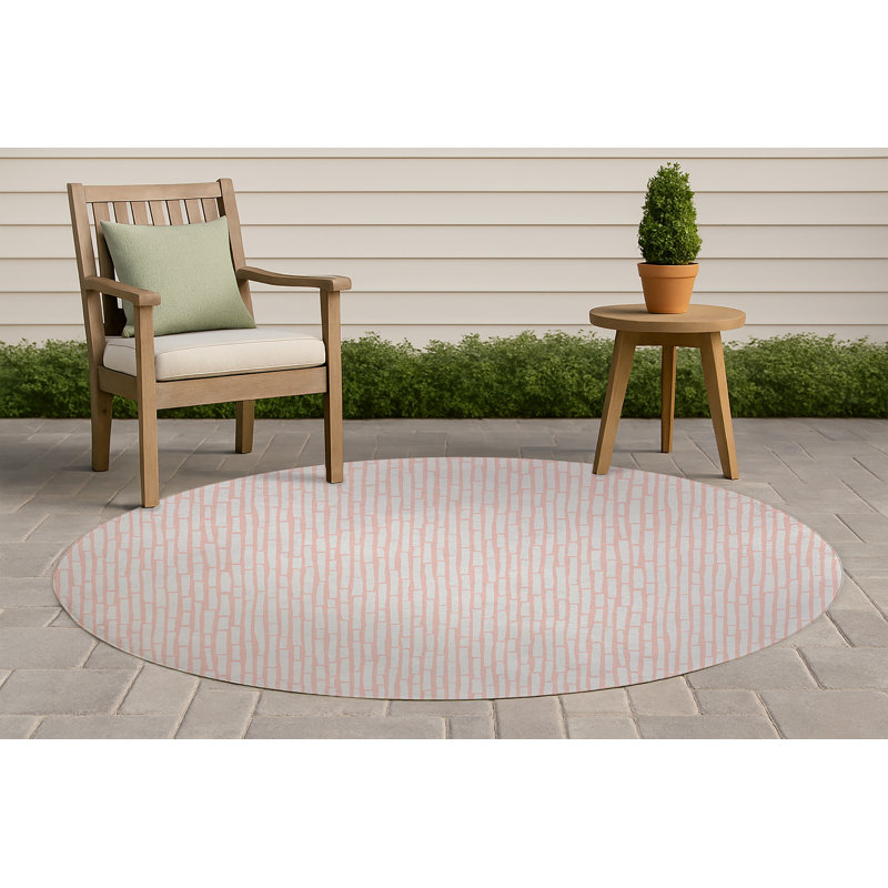 Tapis d'extérieur antidérapant, Rond 5 pi