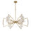 Marbella 6-Light Chandelier in Gold Shimmer by Breegan Jane
