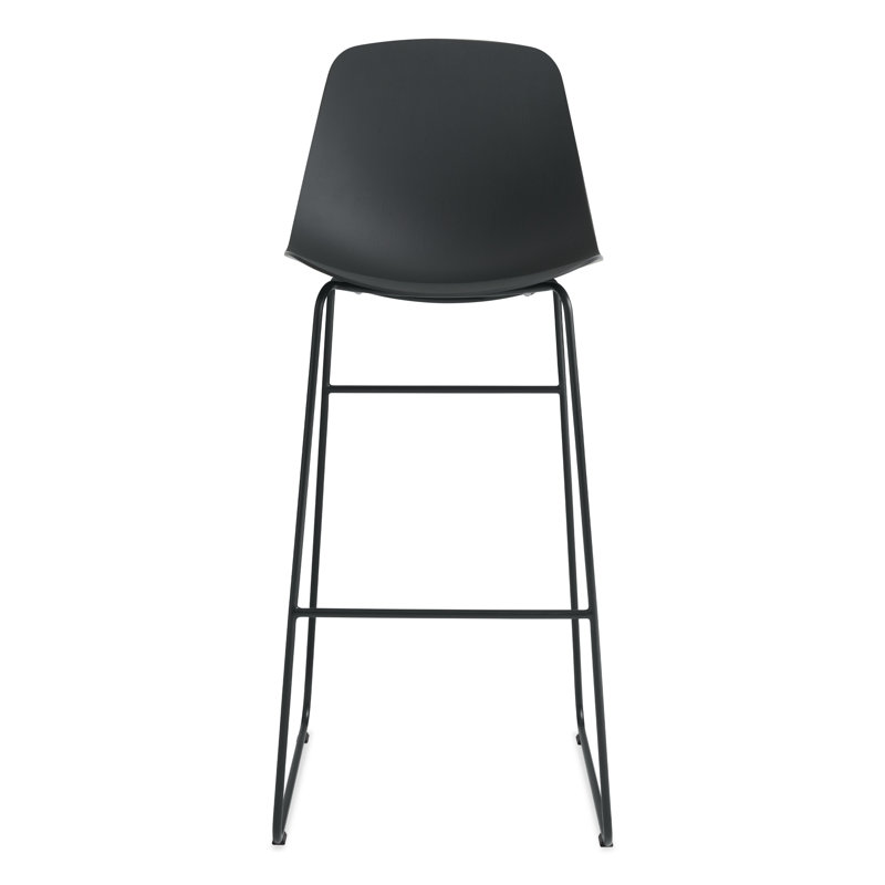 Clean Cut Stool with Sled Leg, Bar Stool (31” Seat Height), Putty