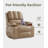 37.4" Oversized Recliner Chair, 360° Rocker Swivel Recliner With Heat And Massage-1148119551-1169262007