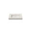 Lavabo de meuble-lavabo de salle de bain en résine solide à surface solide, blanc mat, 4,27 po de hauteur, 18,65 po de largeur, 29,17 po de profondeur, 36,94 lb, avec lavabo intemporel et fonctionnel