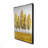 Abstract Yellow Trees - Framed Canvas Bedroom Decor