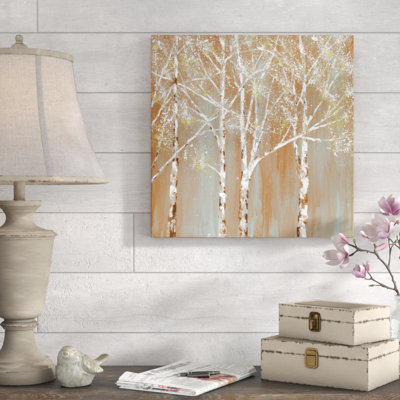 Reproduction d’art sur toile/bleu orange-imprimé sur toile