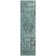 Machine Washable Indoor/Outdoor Claudian ACN1646 Teal Rug