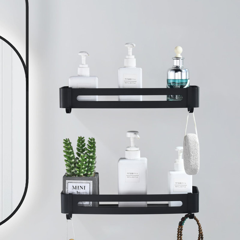 Hallsburg Shower Caddy, Matte Black