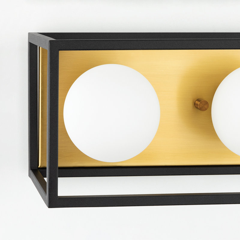 Aira 3 Light Bath and Vanity, Aged Brass