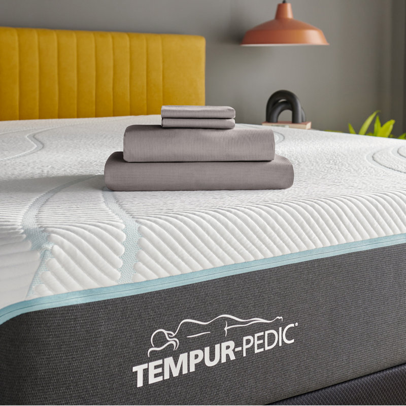 Tempur-ProAir Sheet Set, King Sheet Set + 1 Fitted Sheet/2 King Pillowcases, Cool Gray