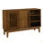 47.3" Sideboard Buffet Cabinet With Storage, Farmhouse Fluted Sideboard With 2 Doors & Solid Wood Feet, TV Media Console, Storage Cabinet For Kitchen Dining Living Room Entryway Hallway