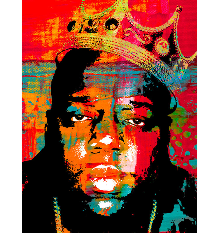 «Notorious Big» par Stephen Chambers, impression sur toile tendue, L 15 po x H 18 po