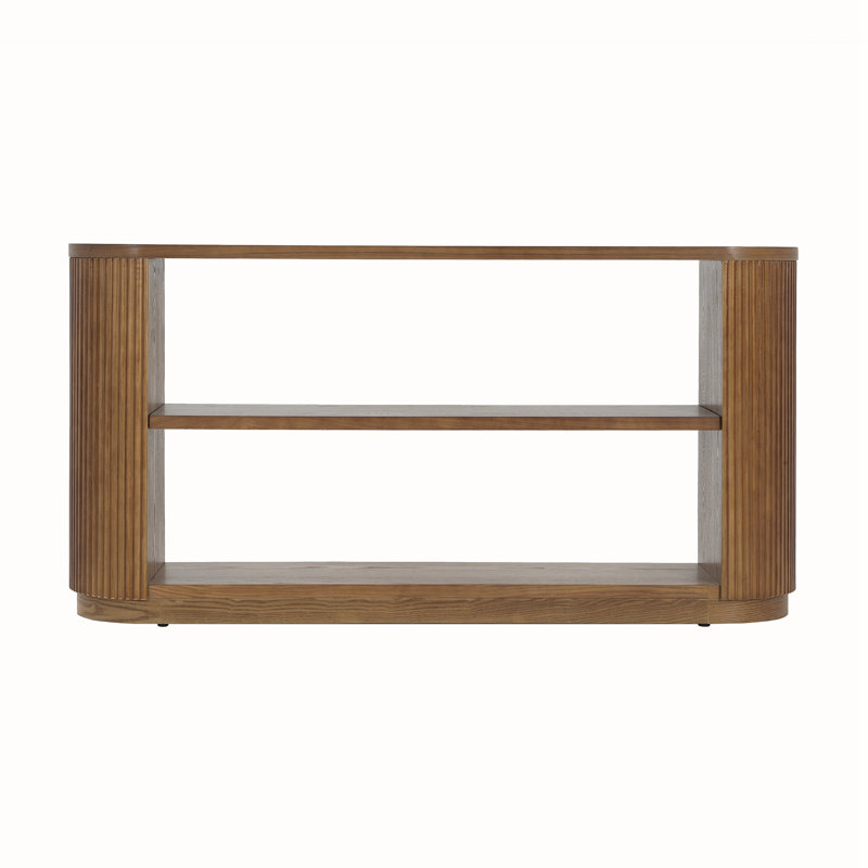 Modern Entryway Console Table, Brown