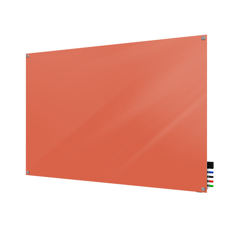 Panneau de verre magnétique mural Harmony, 48 po x 72 po, Pêche