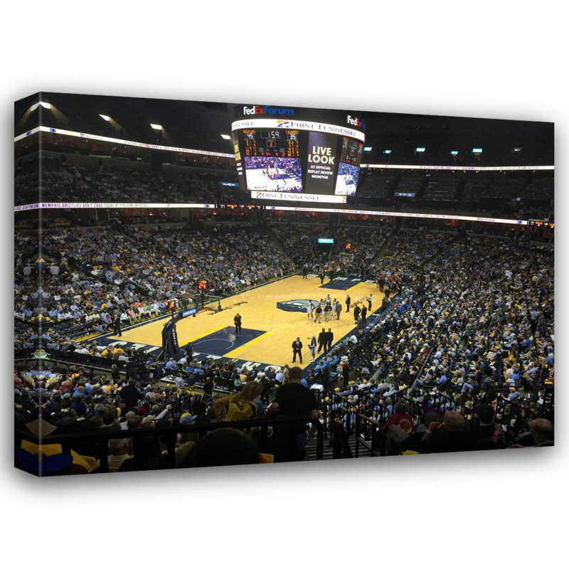 FedEx Forum, 28" H x 37" W