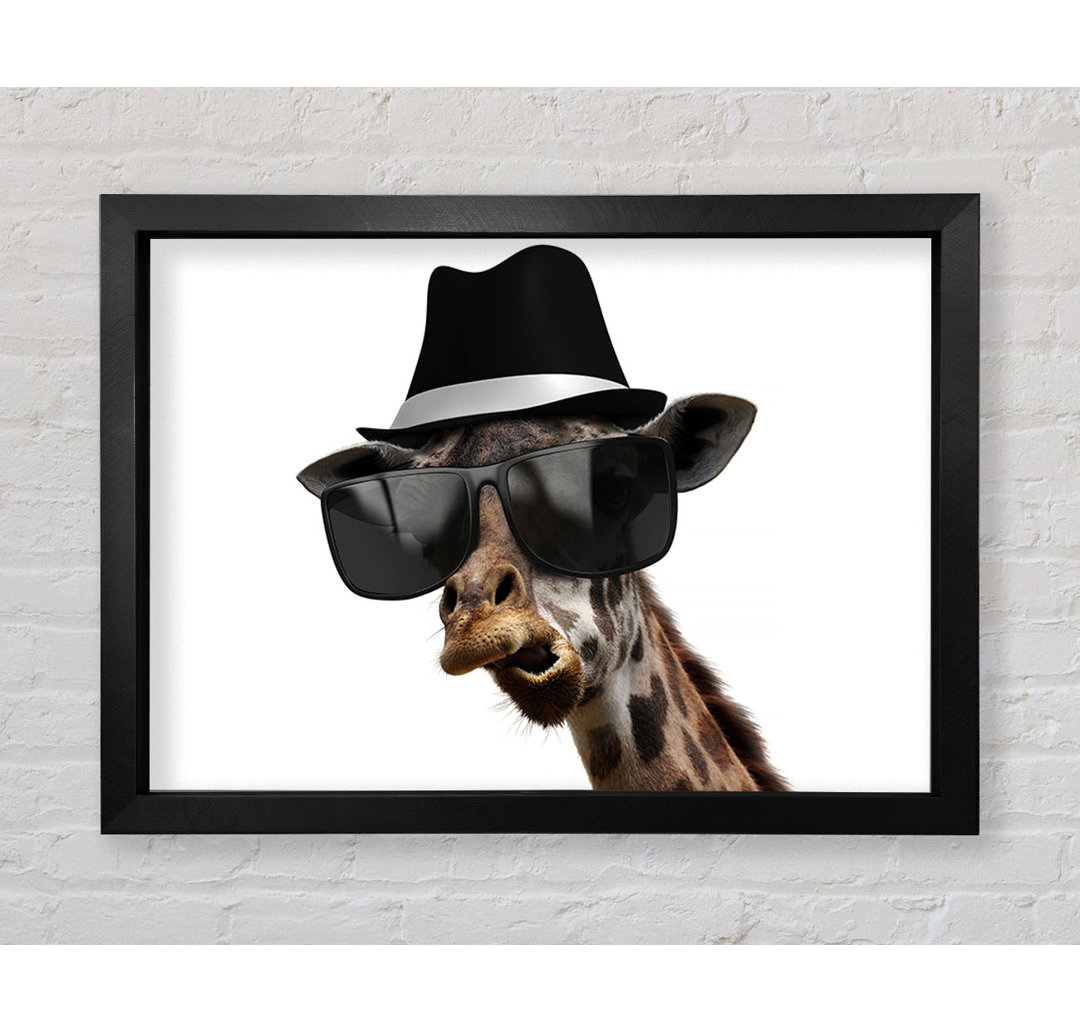 Mafia Giraffe Gerahmter Druck Wandkunst