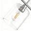 Luminaire suspendu linéaire en verre à intensité variable pour îlot de cuisine 5,9 po (l) à 5 lumières réglables-77310637-112136982-77310638