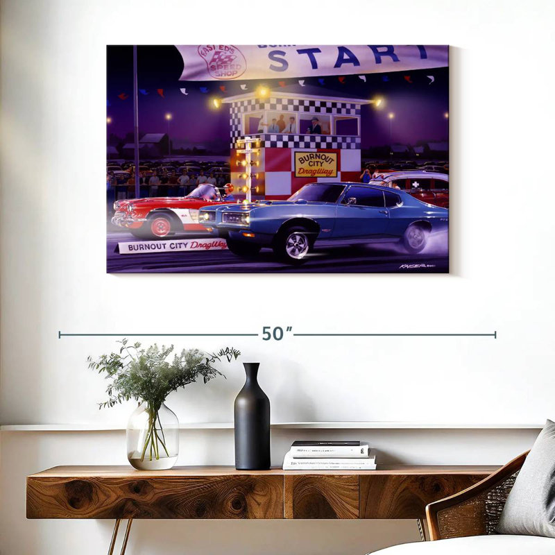 Mehar Drag City, 26" H x 39" W