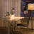 48'' W Tempered Glass Standing Desk with LED  & USB Ports-331682499