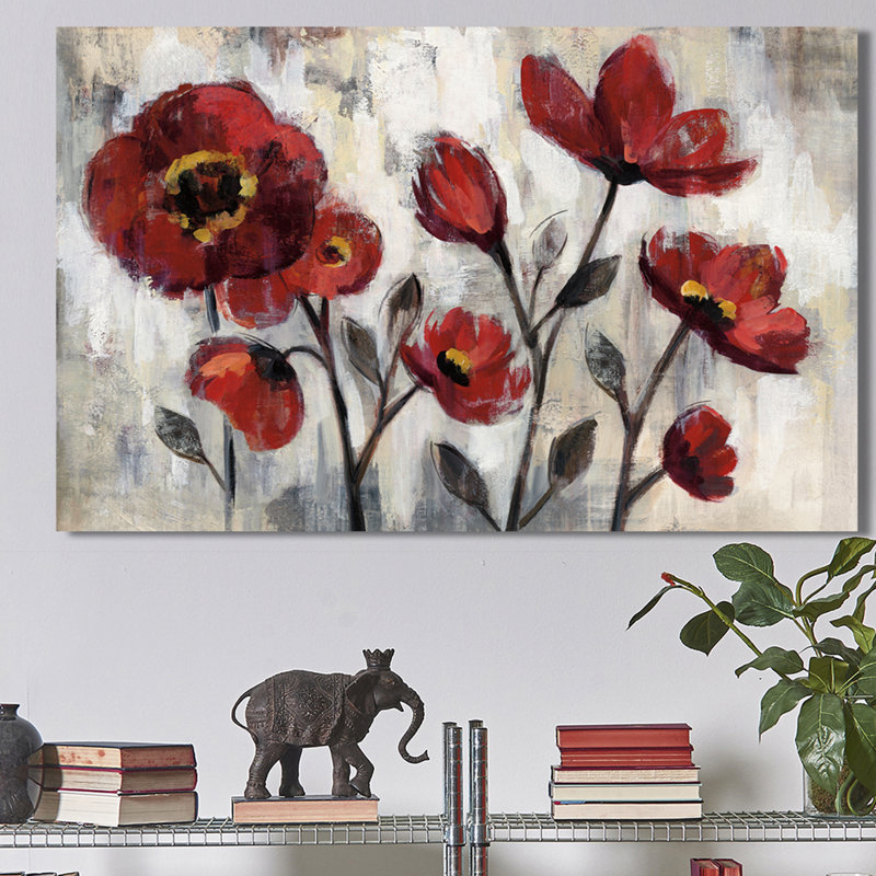 «Floral Simplicity», reproduction sur toile tendue, H 18 po x l 30 po